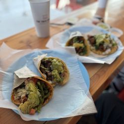All Al Pastor Tacos and Carne Asada Tacos