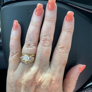Christine's Nails - Dip with extensions - Nail Salons Near Me - Hopkinton, Massachusetts