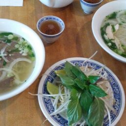 Beef Pho (L) & Chicken Pho (R)... Beef Pho (L) & Chicken Pho (R)...
