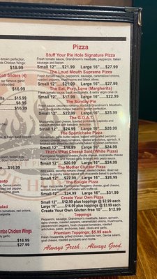 Menu photo 5 Piehole Wood Pizza Fort Pierce, FL Menu photo 5 Piehole Wood Pizza Fort Pierce, FL