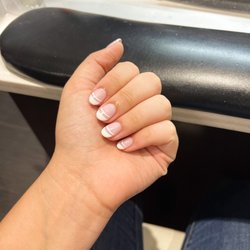 Pink & White Nails Spa - Baby Pink w/ Double French Tip