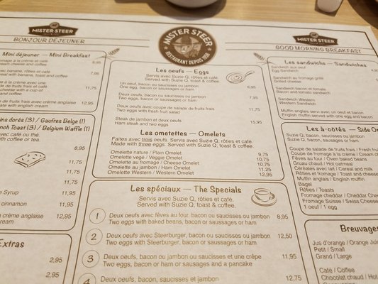 Mister Steer - Dejeuner - Burgers Poutine Steak - Dessert - Delivery/Livraison by null