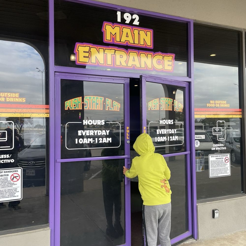 Push Start Play - Open late daily and you can leave and come back. - Arcades Near Me - Lewisville, Texas Push Start Play - Open late daily and you can leave and come back. - Arcades Near Me - Lewisville, Texas