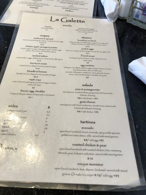 Menu photo 7 La Galette Creperie San Clemente, CA Menu photo 7 La Galette Creperie San Clemente, CA