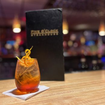 Five O'Clock Steakhouse - a drink in a glass - Steakhouses Near Me - Milwaukee, Wisconsin