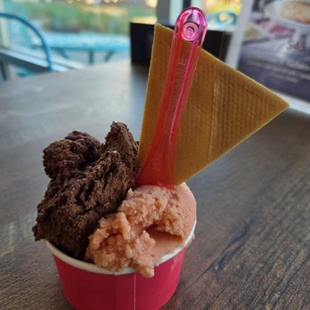 TIFA Chocolate & Gelato - Double Nutella and mango raspberry. - Gelato Near Me - Euless, Texas TIFA Chocolate & Gelato - Double Nutella and mango raspberry. - Gelato Near Me - Euless, Texas
