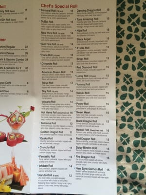 Menu photo 5 Samurai Japan Vestavia Hills, AL Menu photo 5 Samurai Japan Vestavia Hills, AL