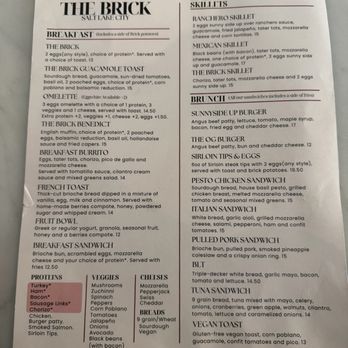 The Brick - Menu - Coffee & Tea Near Me - Salt Lake City, Utah The Brick - Menu - Coffee & Tea Near Me - Salt Lake City, Utah