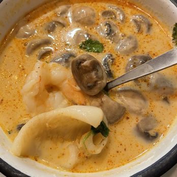 Rim Tanon - Tom Kha Seafood Soup - Thai Near Me - Houston, Texas Rim Tanon - Tom Kha Seafood Soup - Thai Near Me - Houston, Texas