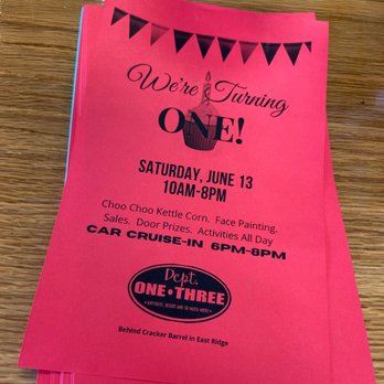 Dept One Three - Antiques Near Me - Chattanooga, Tennessee
