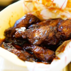 Dirty Cow Burger - BBQ Chicken Wings
