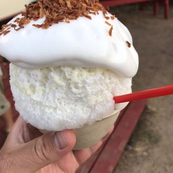 Wailua Shave Ice - Coconut X - Shaved Ice Near Me - Kapaa, Hawaii
