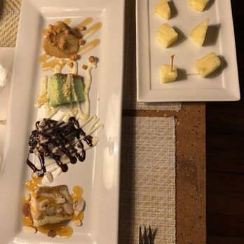 Bar Harbor Cheesecake - Cookies 'N' Cream Cheesecake, amaretto, cheesecake, salted caramel, cheesecake, and Keylime cheesecake. - Desserts Near Me - St Augustine, Florida