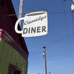 Cassidy's Diner - Outdoor sign