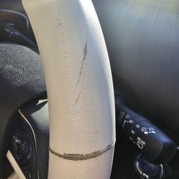 They torn my steering wheel They torn my steering wheel