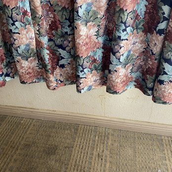 Manor Motel - Carpet covered in stains - Hotels Near Me - Channahon, Illinois
