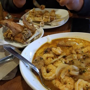 Dame's Chicken and Waffles - Shrimp and grits - New American Near Me - Cary, North Carolina