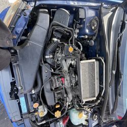 Shawns Mobile Mechanics - Custom air intake on a 2004 subaru impreza wrx 2.0lT ej205