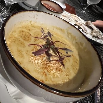 M Bistro - Corn and crab bisque - New American Near Me - New Orleans, Louisiana M Bistro - Corn and crab bisque - New American Near Me - New Orleans, Louisiana