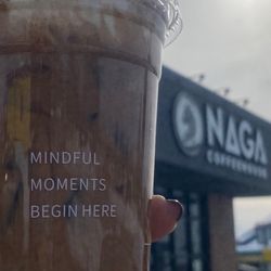 Naga Coffeehouse - Biscoff Latte (YUM YUM YUM)!