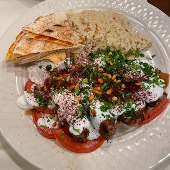 Carousel Restaurant - lamb kebab with yogurt - Middle Eastern Near Me - Glendale, California