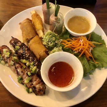 Pho Saigon House - Saigon Appetizer Sampler. Very tasty! - Vietnamese Near Me - Tacoma, Washington