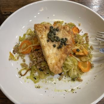 STIR - Halibut picatta - Bars Near Me - Raleigh, North Carolina