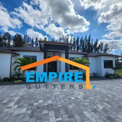 Empire Gutters - Seamless Gutters 7 inch   Aluminum, color copper-tone
