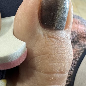 Galaxy Nail Spa - Toe I asked for clean up - Nail Salons Near Me - Miamisburg, Ohio Galaxy Nail Spa - Toe I asked for clean up - Nail Salons Near Me - Miamisburg, Ohio