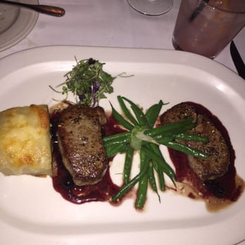 Mistral - Peppered Medallions of venison, fresh blueberries and port reduction - French Near Me - Sherman Oaks, California