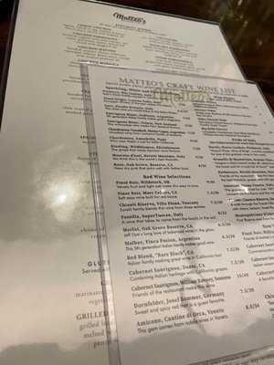 Menu photo 5 Matteo's Casual Italian Olmsted Falls, OH