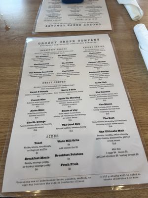 Menu photo 1 Crozet Crepe Charlottesville, VA Menu photo 1 Crozet Crepe Charlottesville, VA