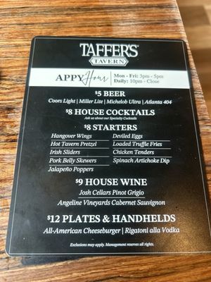Menu photo 7 Taffer's Tavern Midtown Atlanta Atlanta, GA Menu photo 7 Taffer's Tavern Midtown Atlanta Atlanta, GA