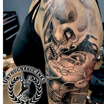 Untouchable Inks - done by artist Aaron G    inbox for any inquiries - Tattoo Near Me - Brooklyn, New York