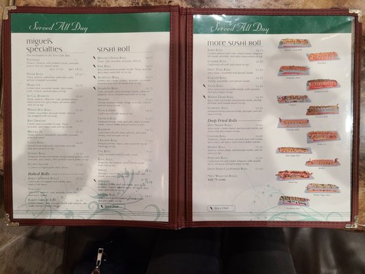 Menu photo 1 Sushi Miguel's Style - Colton Colton, CA Menu photo 1 Sushi Miguel's Style - Colton Colton, CA