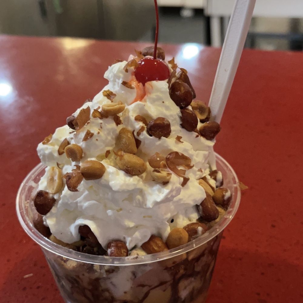 Orbakers Drive In Restaurant - Peanut Butter Cup Sundae - Burgers Near Me - Williamson, New York Orbakers Drive In Restaurant - Peanut Butter Cup Sundae - Burgers Near Me - Williamson, New York