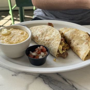 The Toasted Yolk Cafe - Brisket Tacos - Breakfast & Brunch Near Me - Biloxi, Mississippi