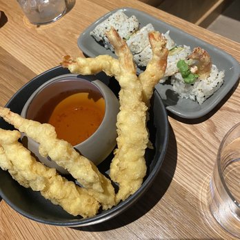 Bamboo Sushi - Shrimp tempura and shrimp tempura roll. - Sushi Bars Near Me - Seattle, Washington