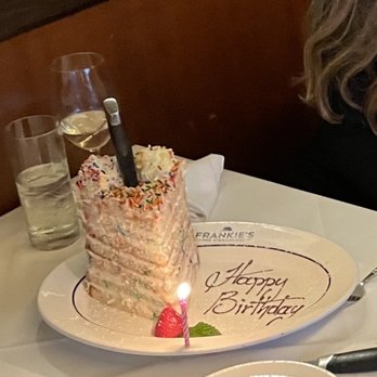 Frankie's The Steakhouse - The most tastiest birthday cake in the world - Steakhouses Near Me - Duluth, Georgia Frankie's The Steakhouse - The most tastiest birthday cake in the world - Steakhouses Near Me - Duluth, Georgia