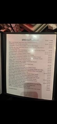 Menu photo 6 Sushi Sake Reno, NV