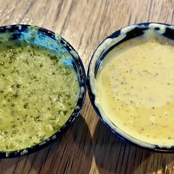 Viva Chicken - The sauces - loved both - Peruvian Near Me - St. George, Utah Viva Chicken - The sauces - loved both - Peruvian Near Me - St. George, Utah