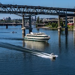 Portland Spirit Salmon Springs Dock - The Portland Spirit on the Willamette River