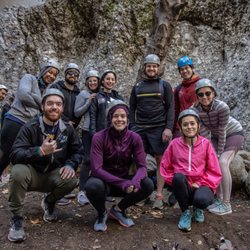 Ventura Adventure Guides - Rock climbing at Wheeler Gorge.