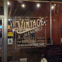 Exterior outside entrance of The Vintage Hangout - Window - Paris, Texas Exterior outside entrance of The Vintage Hangout - Window - Paris, Texas