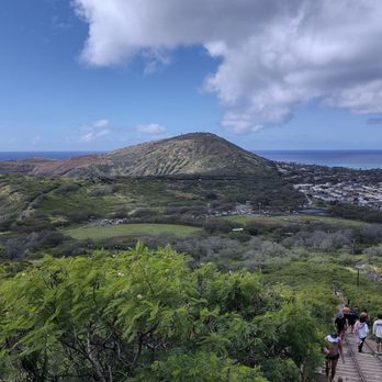 Koko Head - View south towards Hanauma Bay Ridge Top - Hiking Near Me - Honolulu, Hawaii Koko Head - View south towards Hanauma Bay Ridge Top - Hiking Near Me - Honolulu, Hawaii