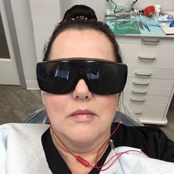 Endo Solutions - They gave me these sunglasses to wear during the procedure because they KNOW that I'm a rock star (in my own mind)!