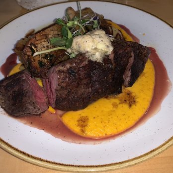 Elements Restaurant - Porcini and chocolate dusted beef tenderloin. - Breakfast & Brunch Near Me - Vancouver, Washington Elements Restaurant - Porcini and chocolate dusted beef tenderloin. - Breakfast & Brunch Near Me - Vancouver, Washington