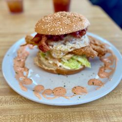 Big Eaters Cafe - Rise and shine fish sandwich