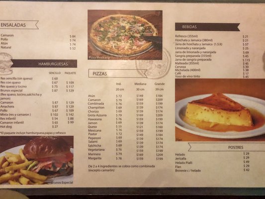 Menu photo 2 Brunos's Zapopan, JAL