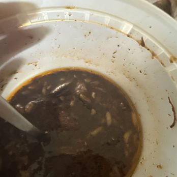 1929 Po-Boy Kitchen - Bayou water gumbo to go after I had to skim the grease off - Cajun/Creole Near Me - Houston, Texas
